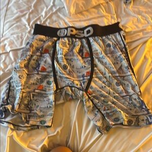 PSD Currency Pattern Boxer Briefs